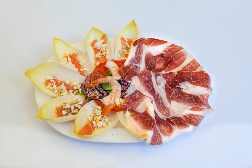 Rincón de España jamón y fruta